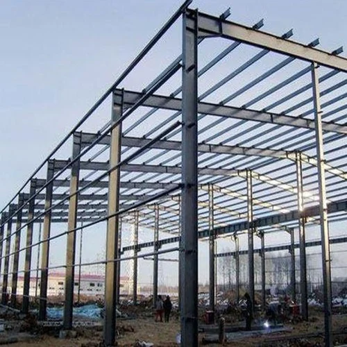 Steel support structure frame